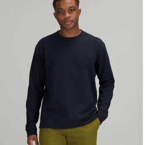 Lululemon French Terry Oversized Long Sleeve Crew Navy Blue Size XL
